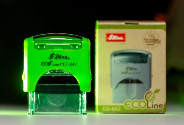 Правоъгълен автоматичен печат SHINY Eco Line PET-842 14x38 mm - Image 2