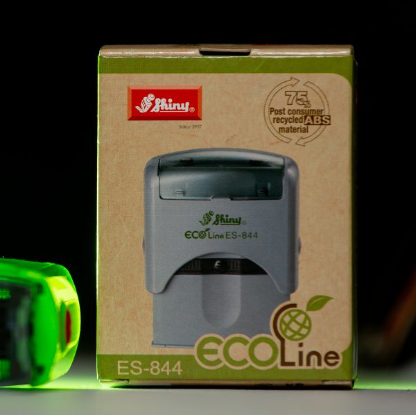 Правоъгълен автоматичен печат SHINY Eco Line PET-844 22x58 mm - Image 2